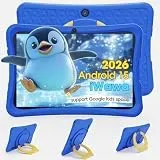 DigiLand Android 15 Kinder Tablet 10,1 Zoll, 6GB RAM + 64GB ROM (erweiterbar), Elternkontrolle, Kinder-Apps vorinstalliert, Doppelkamera, inkl.Schutzhülle (Ladegerät Nicht im Lieferumfang enthalten)