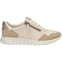 ECCO Damen Flexure Runner W Sneaker, BEIGE/Limestone/Pure White Gold, 42 EU