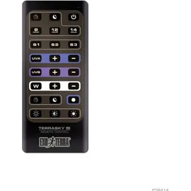 Exo Terra TerraSky UV-LED 10W, - UVB LED-Leuchte für Terrarien, individuell steuerbares Lichtspektrum, Fernbedienung, IP54, inkl. Timer