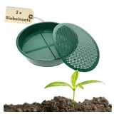 GarPet Gartensieb Erde rund mit 2 Siebeinsätzen