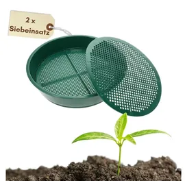 GarPet Gartensieb Erde rund mit 2 Siebeinsätzen
