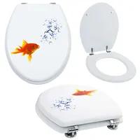 Grafner Grafner® WC Sitz mit Absenkautomatik Motiv Bubble Fish