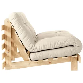 Karup Roots Schlafcouch Baumwolle 2,5-Sitzer Beige