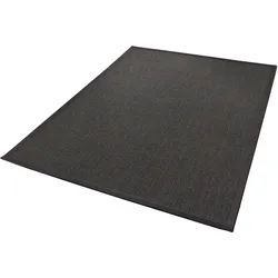 Sisalteppich DEKOWE "Mara S2 mit Bordüre", grau, B:133cm H:5mm L:190cm, Sisal, Teppiche, Flachgewebe, Material: 100% Sisal, Wohnzimmer, Kundenliebling