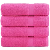 VidaXL Premium-Handtücher solund 4 Stk. Rosa 50x100 cm 600