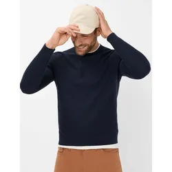 Brax Herren Pullover Style RICKnavy, dunkelblau, Gr. S