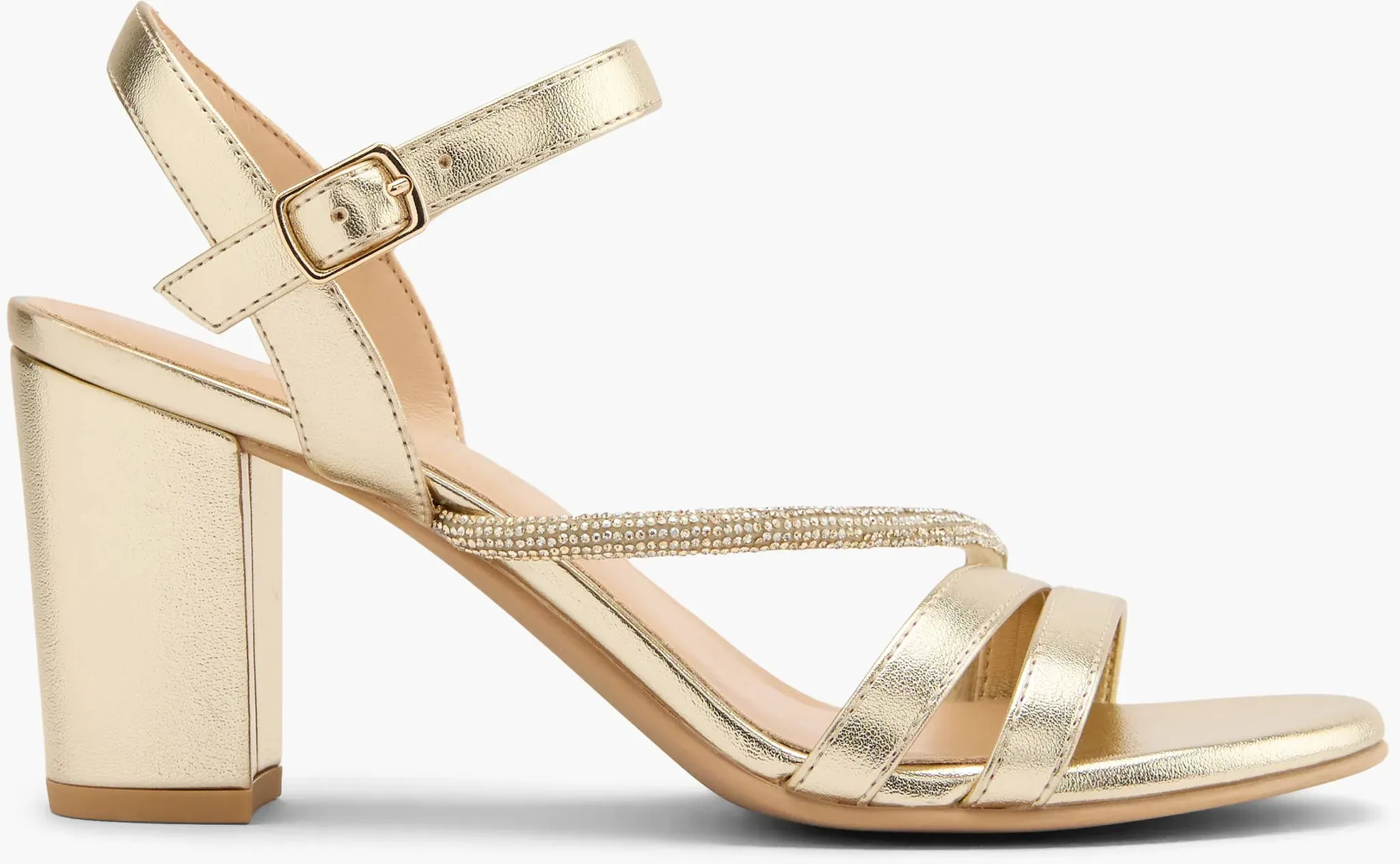 Graceland  Sandalette Gold, Damen, Größe: 39, Material: PU/Synthetik - Graceland  Sandalette Gold, Damen, Größe: 39, Material: PU/Synthetik - woman - Gold