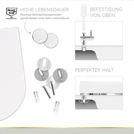 Lenz Melva WC-Sitz Absenkautomatik Weiß
