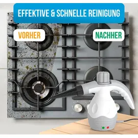 strex Dampfreiniger Extra Leistungsstark - 1200W 4bar - Tragbar - All-in-One Multifunktions-Handdampfreiniger - Fleckenreiniger
