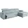Home Affaire Eckcouch Kunstleder 275 cm Blau