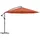 vidaXL Ampelschirm Ø 350 cm terracotta-rot