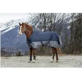 Equitheme Winterdecke 50g Füllung 600D TYREX EquiTheme Marineblau/grau 120cm