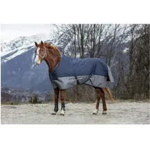Equitheme Winterdecke 50g Füllung 600D TYREX EquiTheme Marineblau/grau 120cm
