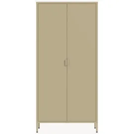 [en.casa] Kleiderschrank Esteli 170 x 80 x 45 cm Kamelfarben
