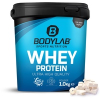 Bodylab24 Whey Protein Pulver, Weiße Schokolade, 1kg