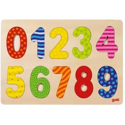 GOKI Einlegepuzzle Zahlen 0-9