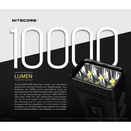 Nitecore Nitecore, TM10K weiß, M