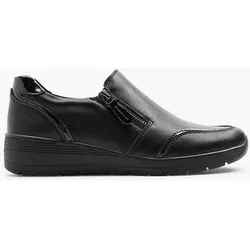 Komfort Slipper - Damen - schwarz