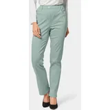 GOLDNER Satin-Baumwollhose Schlupfhose Mintgrün 54