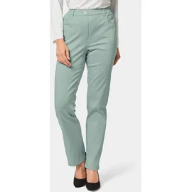 GOLDNER Satin-Baumwollhose Schlupfhose Mintgrün 54