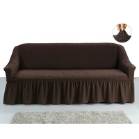 Sofahusse Sofahusse 3-Sitzer Sofabezüge elastischer Sofa Überwurf SF, My Palace, weich, elastisch und waschbar - Ein neues Wohngefühl. braun