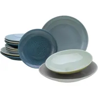 CreaTable Reactive Aqua Tafelservice 12-tlg. blau
