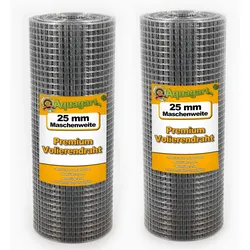 75m x 0,5m Volierendraht Drahtgitter Schweissgitter  Drahtzaun Drahtgeflecht