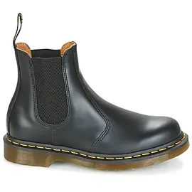 Dr. Martens 2976 Yellow Stitch Smooth black smooth leather 45