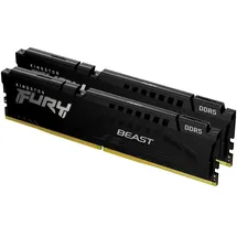 Kingston FURY Beast DDR5 6400MT/s 32GB Kit (2x16GB) CL32 Schwarz KF564C32BBEK2-32