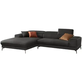 W.Schillig Eckcouch Polyester 3-Sitzer Grau