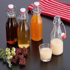 Relaxdays Glasflasche 250 ml 24 St.
