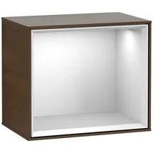 Villeroy & Boch V&B Regalmodul Finion 41,8x35,6x27cm, Reg wh. m, Walnut veneer