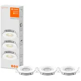 LEDVANCE LED Einbaustrahler, Leuchte für Innenanwendungen, Warmweiß, Stufenlos Dimmbar per Wandschalter, weiss, spot Set ADJ Simpe DIM