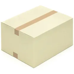 KK Verpackungen 200 Graskartons 450 x 350 x 250 mm Grapapier Kartons Versandkartons aus Graspapier