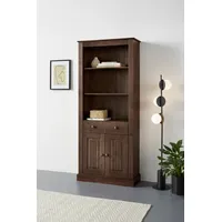 OTTO home Bücherregal 3 verstellbare Einlegeböden 1 Schubkasten Kiefernholz 0 x 0 x 0 cm Braun