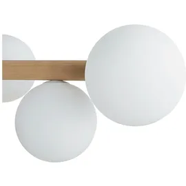Licht-Erlebnisse Mieke 7-flg. 90 cm rund Holz Metall Glas