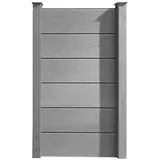 HORI Lamellenzaun grau 0.95 m