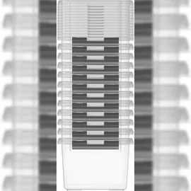 SUNWARE Q-Line Aufbewahrungsbox 15 x 10 x 10,3 cm 12-tlg. transparent