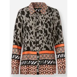 Heine Druckbluse schlamm-orange 48