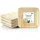 Wisefood Palmblatt Teller quadratisch 24 x 24 cm 25 St.