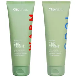 CBD VITAL Wärmende CBD Creme + Kühlende CBD Creme