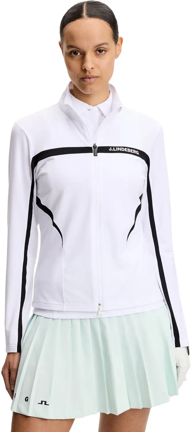 J. LINDEBERG Layer Janice Full Zip, weiss