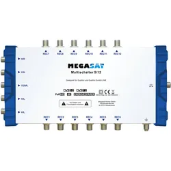 Megasat Multiswitch 5/12 - Multiswitch Satelliten-/terrestrisches