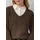 s.Oliver Strickpullover Relaxed Fit V-Ausschnitt Braun 42