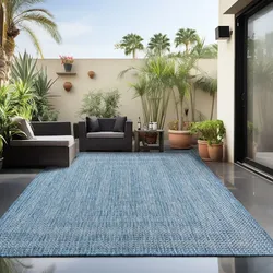 Ayyildiz Teppiche Outdoorteppich »ZAGORA 4511«, rechteckig, 5 mm Höhe, Pflegeleicht / Strapazierfähig / In- und Outdoor geeignet Ayyildiz Teppiche BLUE B: 280 cm   1 St.