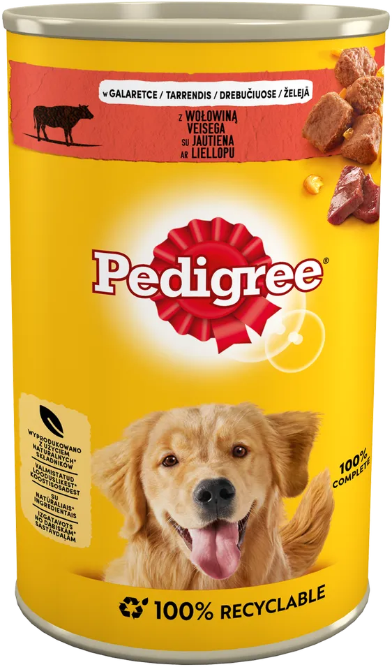 PEDIGREE Adult Dose 1200g - Nassfutter für Hunde mit Rindfleisch in Gelee (Rabatt für Stammkunden 3%)