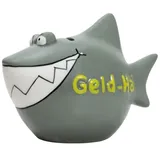 G. Wurm 3 Stück KCG Spardose Hai 101269 klein Geld-Hai 13x11cm