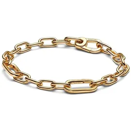Pandora ME Kettenarmband mit kleinen Kettengliedern 569662C00 Damenarmband Goldfarben, 17,5 cm