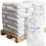 Palette 40×25kg 1000kg Quarzsand 0,7–1,2mm – Bremssand | Spielsand Sandkasten