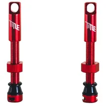 title mtb MTB Tubeless Ventil 44 mm 1 Paar / Rot